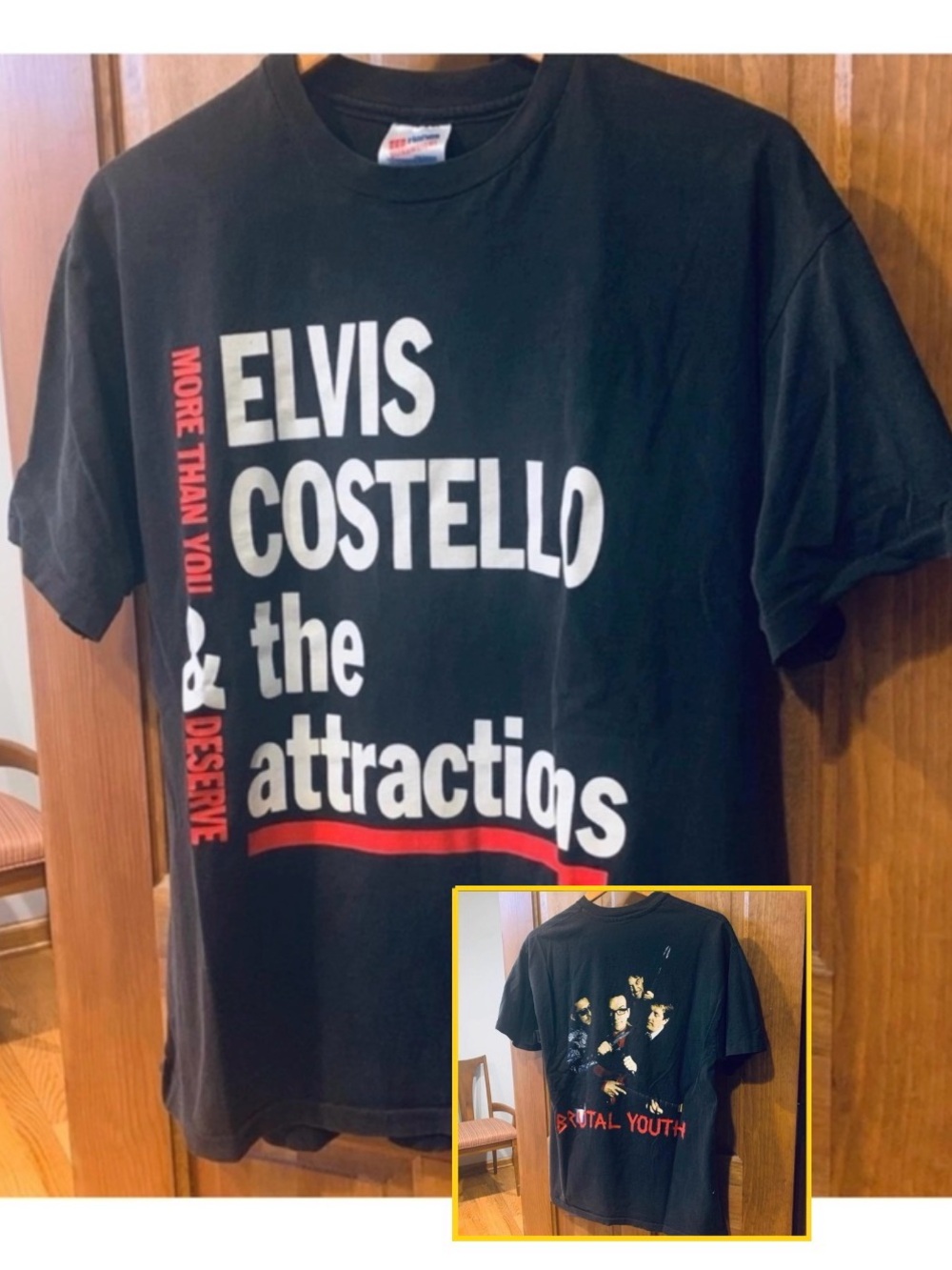 Vintage 90’s ELVIS COSTELLO & the attractions Band T-Shirt